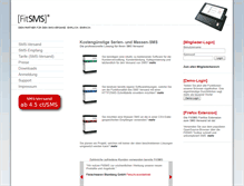 Tablet Screenshot of fitsms.de